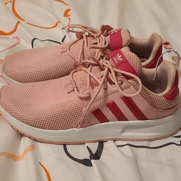 Adidas Youth Girl's Original X PLR Pink Athletic Shoes Size 3 - Picture 3 of 6
